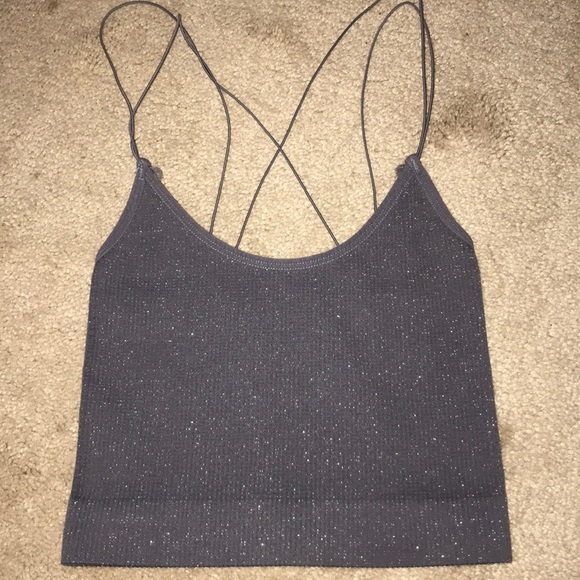 Urban Outfitters Tops - Urban Outfitters Cindy Sparkle Cropped Cami